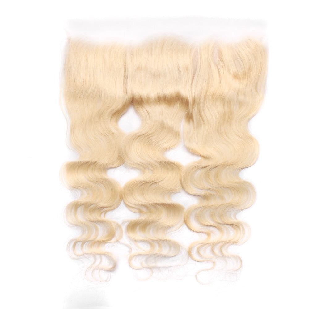 XBL Hair #613 Blonde 13x4 HD Lace Frontal Body Wave Ear To Ear