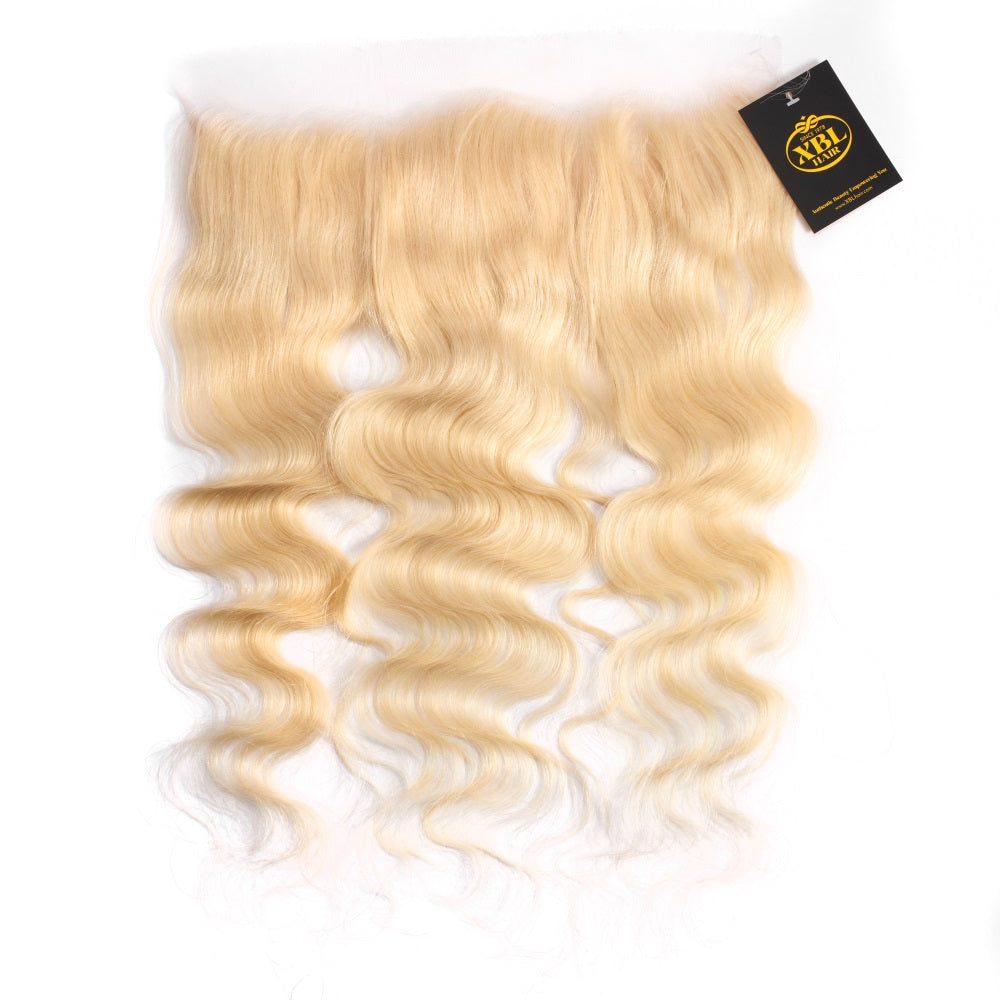 XBL Hair #613 Blonde 13x4 HD Lace Frontal Body Wave Ear To Ear