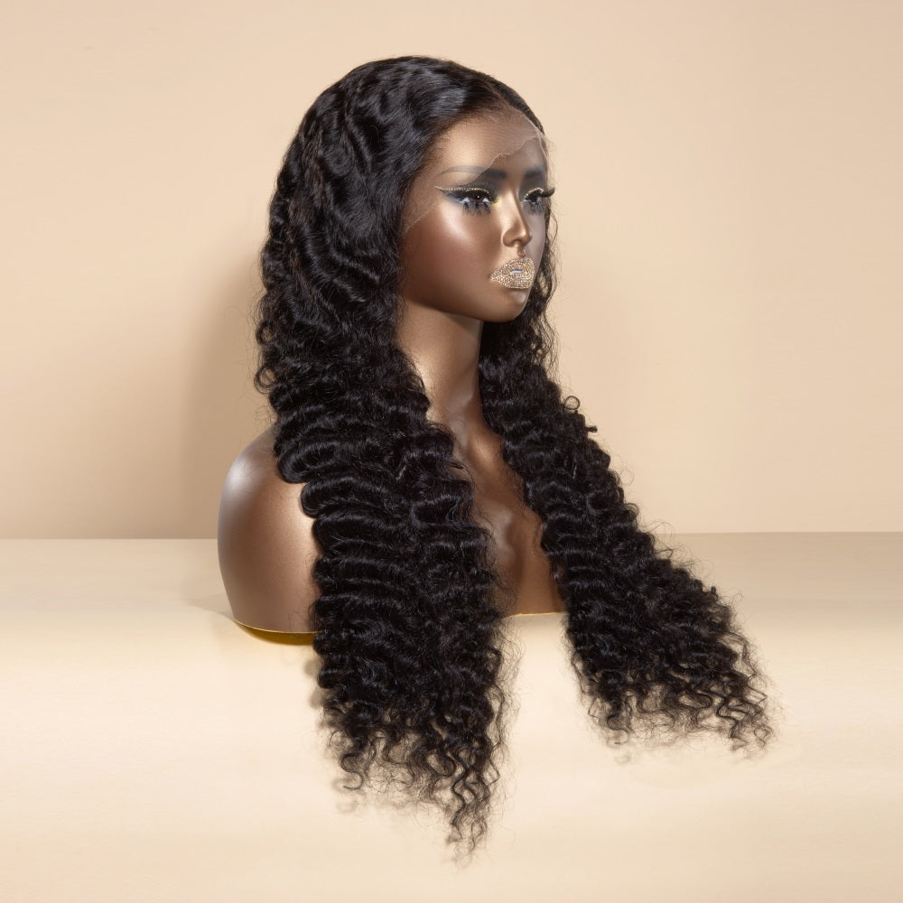 LA Warehouse Shipping XBL Hair Deep Wave Wig 13x4/13x6 HD Lace Frontal Wig Can Make Deep Part