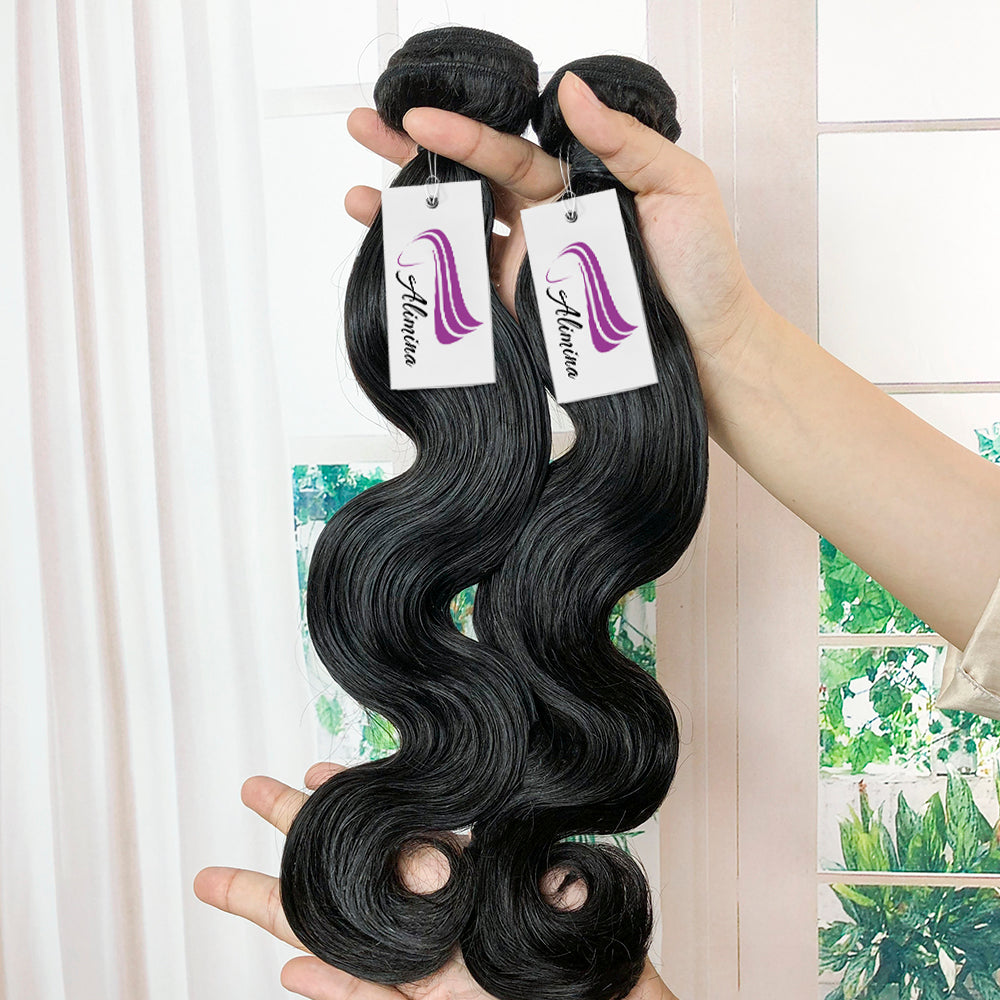 Alimina Raw Hair Premium One Donor Hair Bundle Loose Wave  Hair Extensions