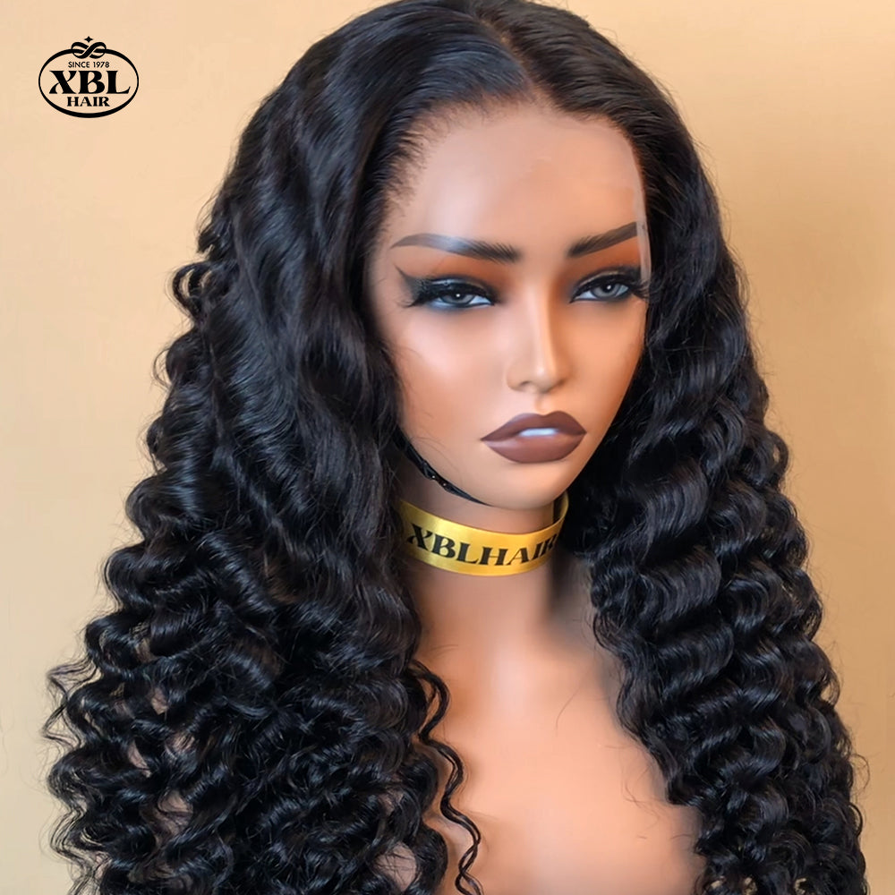 XBL Hair 13x6/13x4 Lace Front Pineapple Wave Wig HD Human Hair Frontal Wig