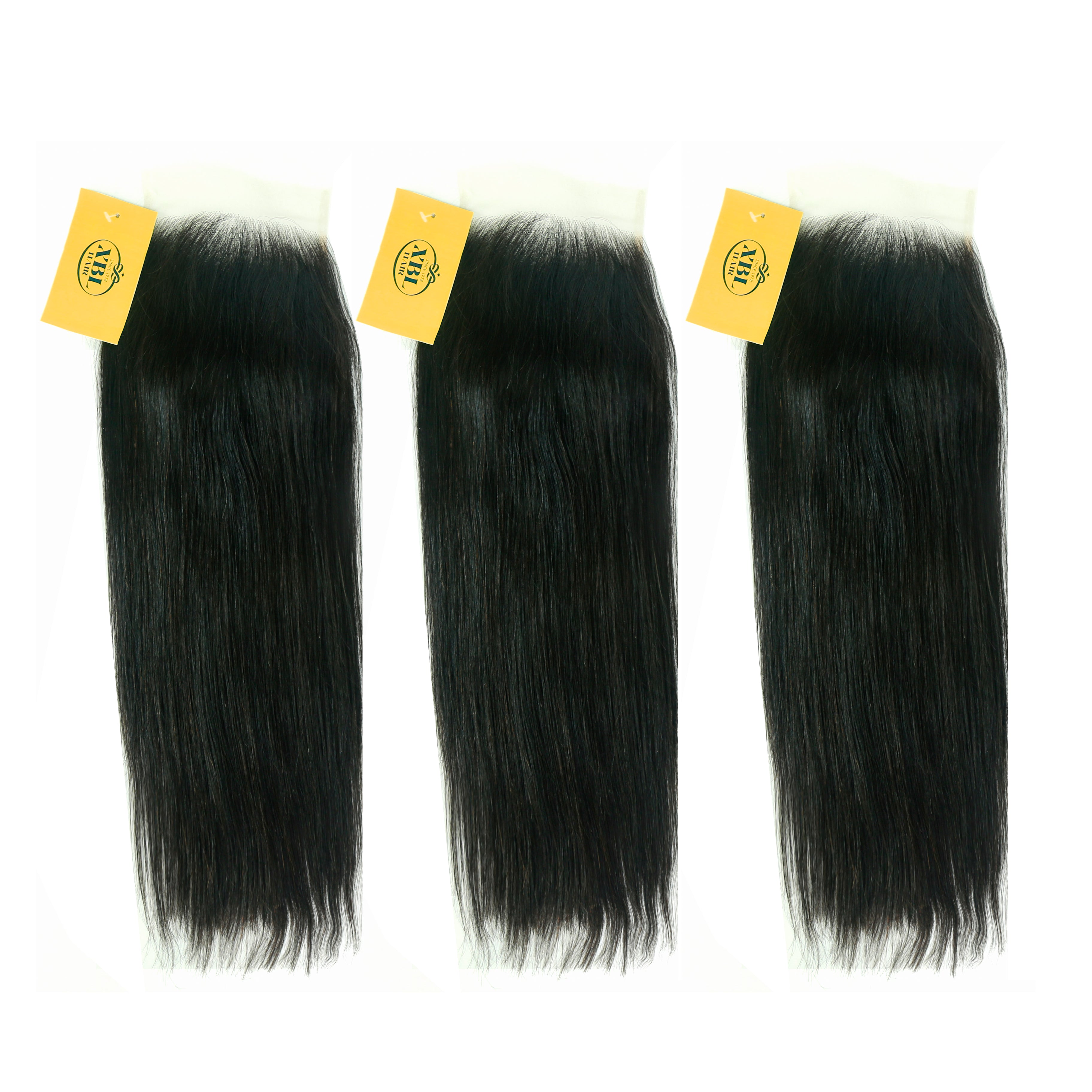 13×4 Human Hair Pieces Frontal Straight Hair Extensions