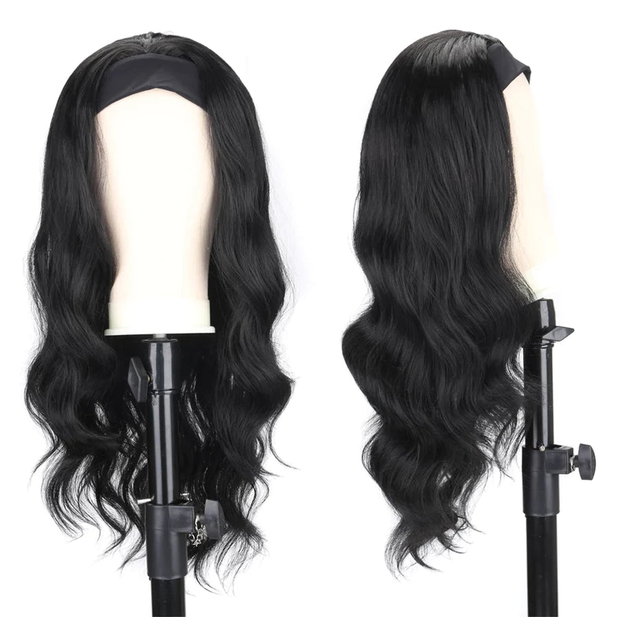 XBL Hair 250% Density Glueless Body Wave Headband Wig Human Hair Wigs Virgin Hair Headband Wig