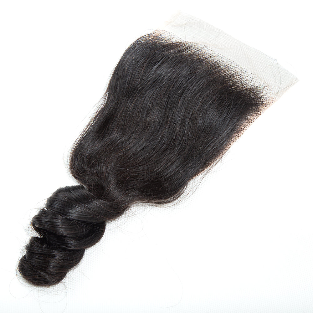 XBLHair 5x5HD Lace Loose Wave Closure Raw Hair Bulk Deal