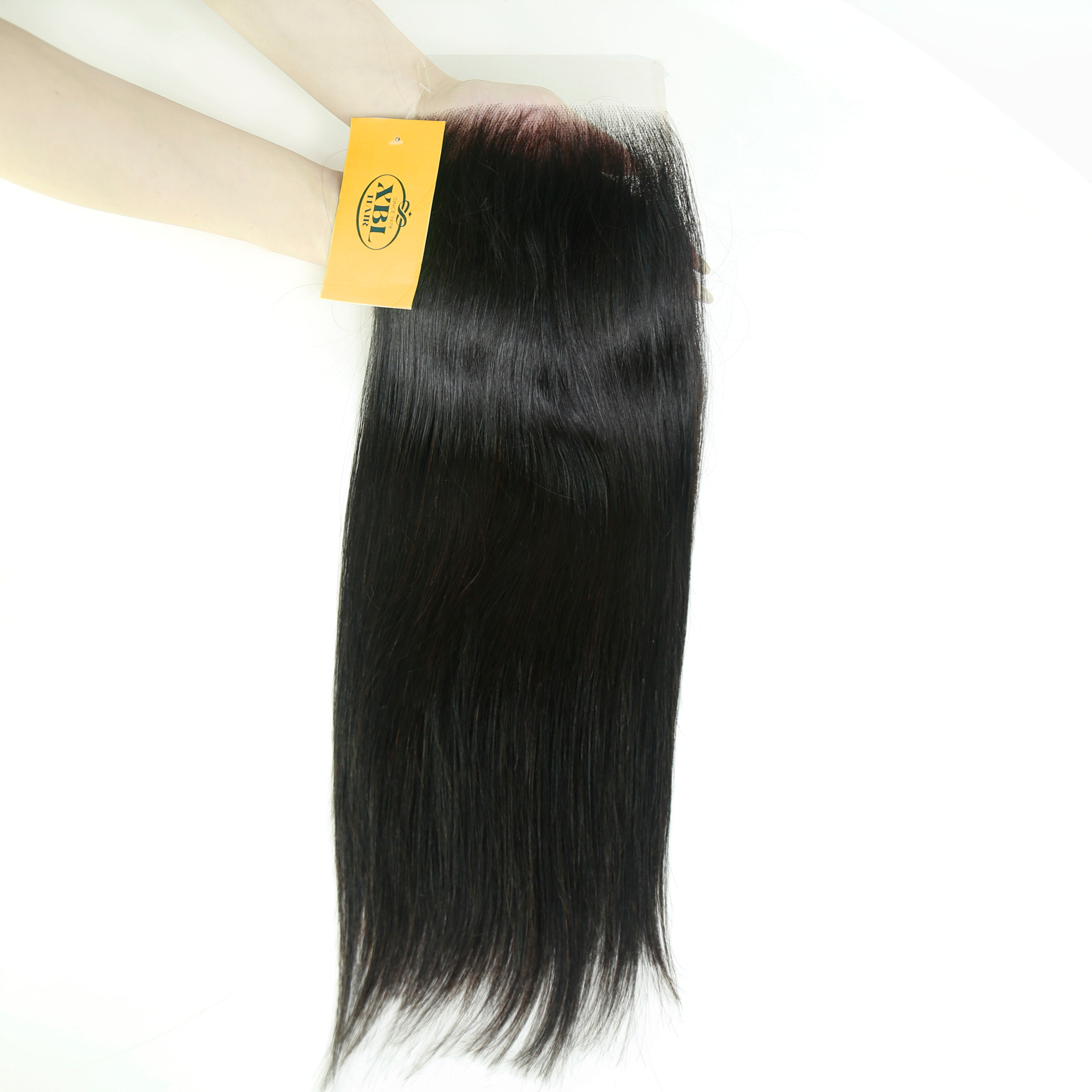 13×4 Human Hair Pieces Frontal Straight Hair Extensions