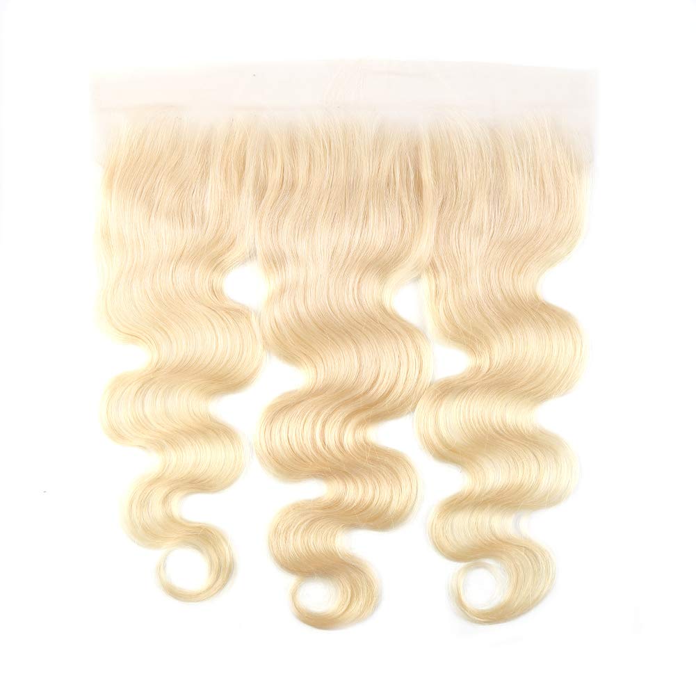 XBL Hair #613 Blonde Body Wave Human Hair 3 Bundles with 13x4 Frontal