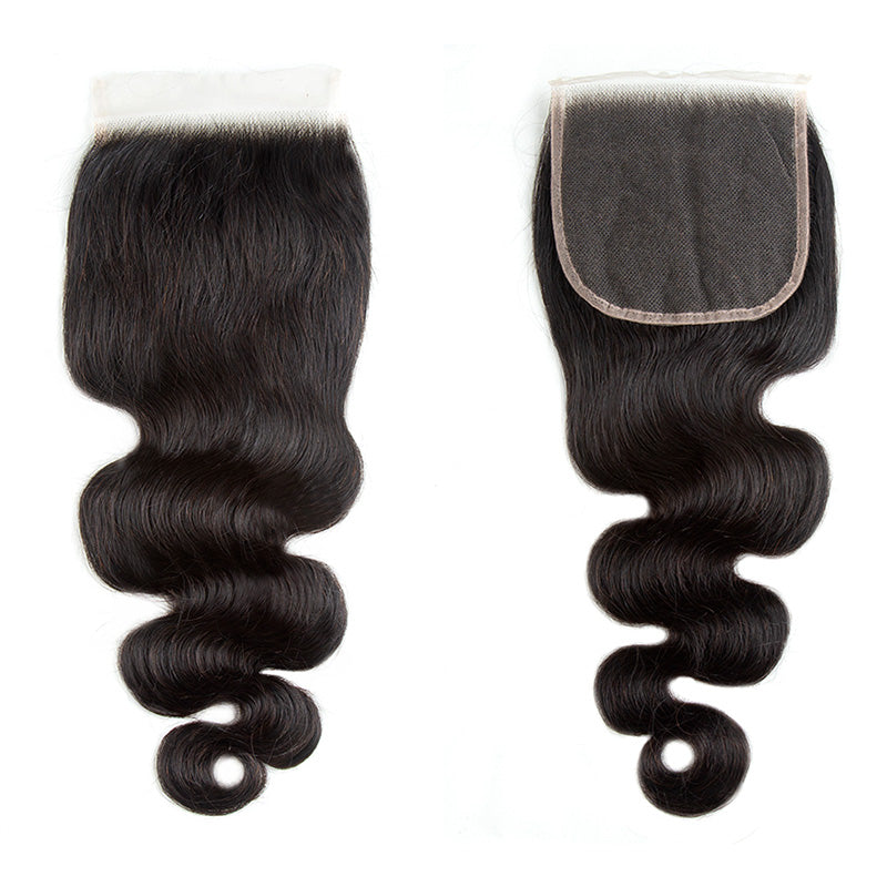 XBL Hair 9A/10A12A Body Wave 3 Bundles with 5x5 Lace Closure Human Hair Bundles and Lace Closure