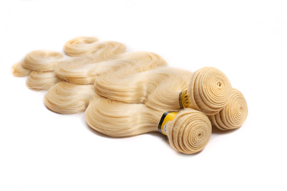 613 Blonde Body Wave Hair 3 Bundle Deals