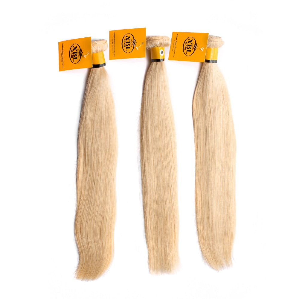 613 Blonde Straight Hair 3 Bundle Deals