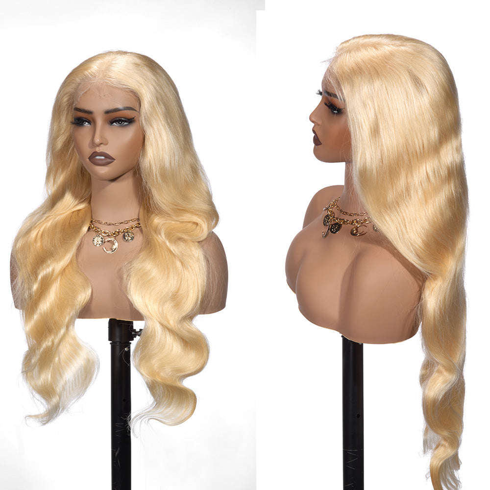 LA Warehouse Shipping XBL Hair 613 Frontal Wig Blonde Body Wave Wig 13x4 Lace Front Wig