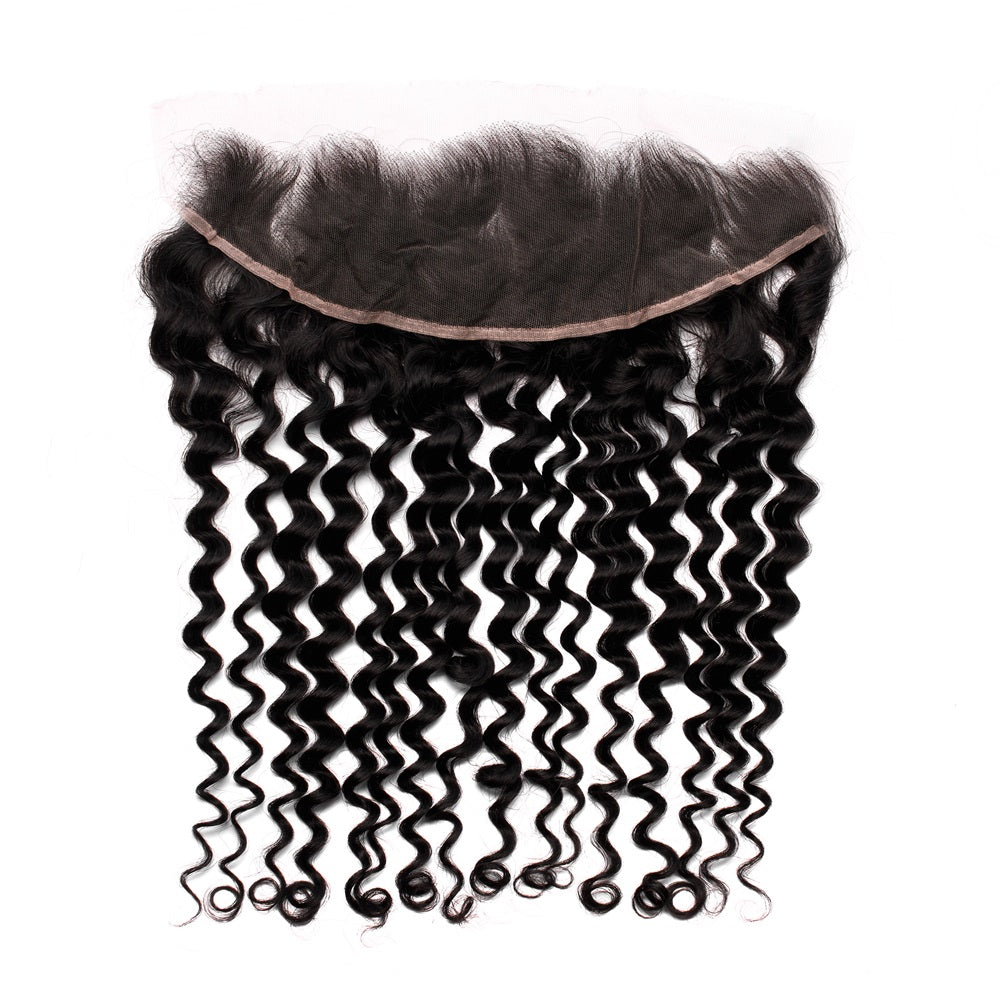 XBL Hair 13x4 HD Lace Frontal Deep Wave Small Knots Preplucked Hairline