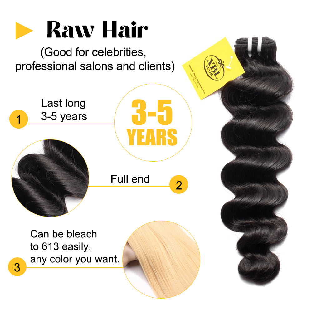 Raw Hair Premium One Donor 3 Bundle Deal Loose Deep