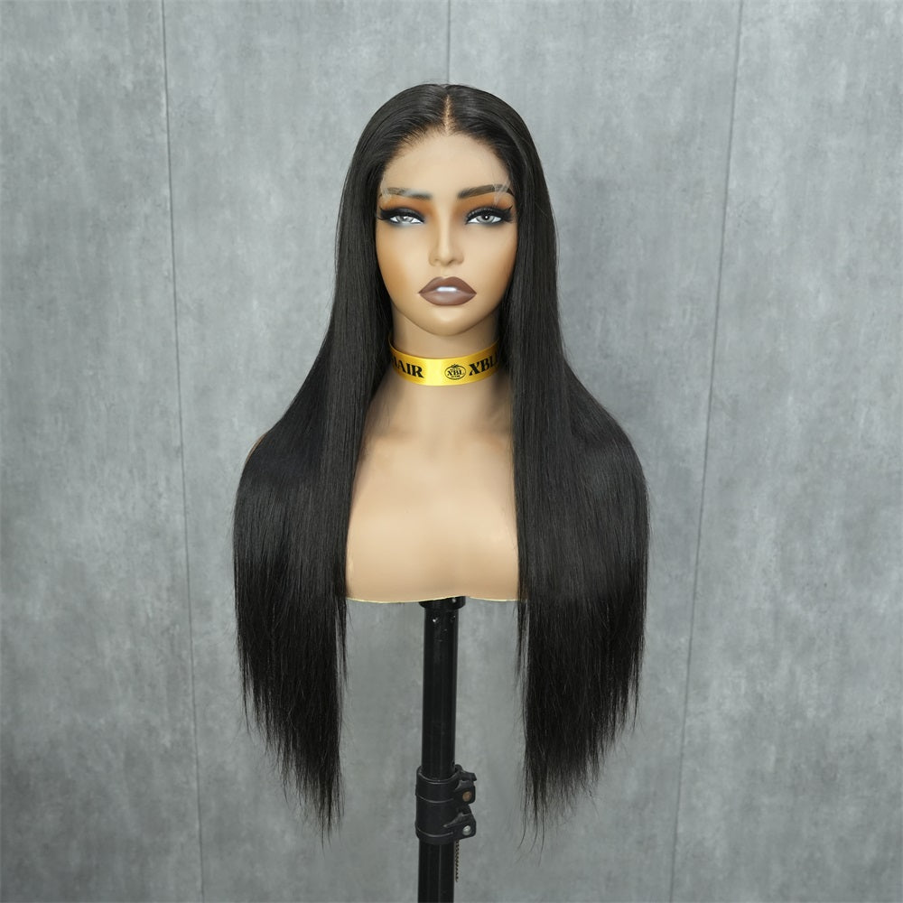 XBL Hair Miss Flawless Tiny Knots 5x5 HD Lace Straight Wig 100% Human Hair Wig Single Doner Hair