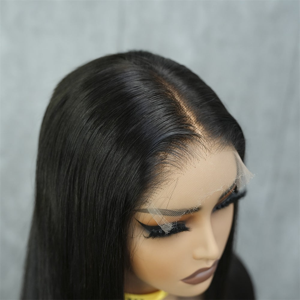 XBL Hair Miss Flawless Tiny Knots 5x5 HD Lace Straight Wig 100% Human Hair Wig Single Doner Hair