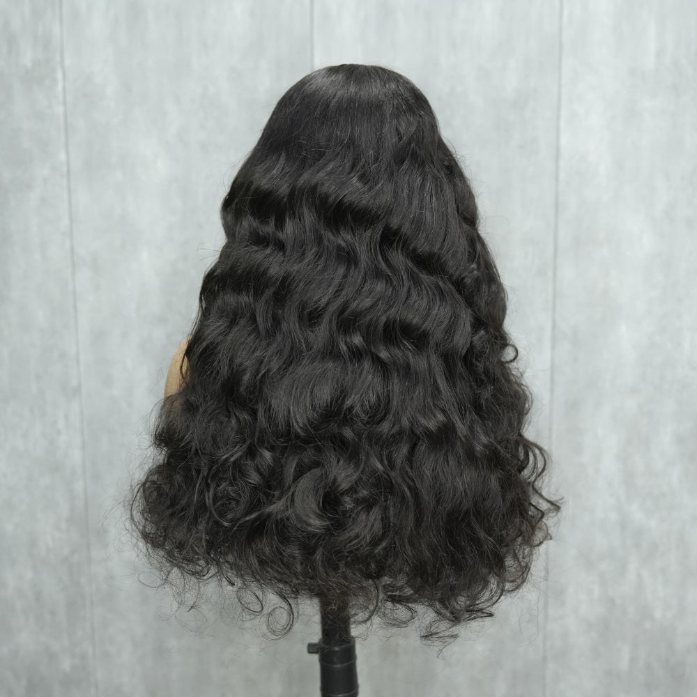 XBL Hair Miss Flawless Tiny Knots 5x5 HD Lace Wand Curl Wig 100% Human Hair Wig Single Doner Hair