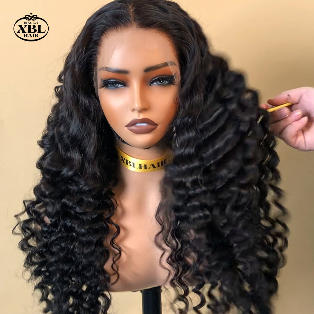 XBL Hair 13x6/13x4 Lace Front Pineapple Wave Wig HD Human Hair Frontal Wig