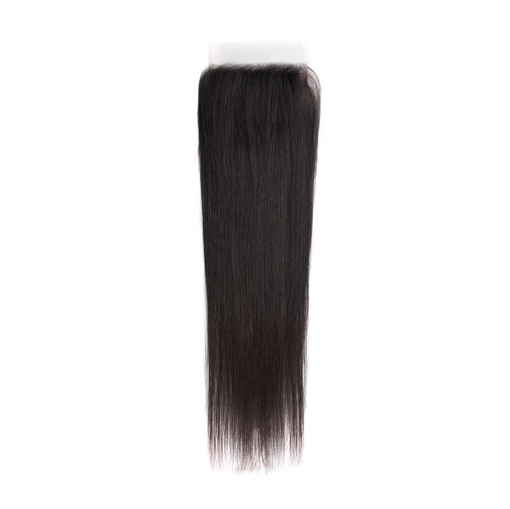 XBL Hair 5x5 HD Lace Cloure Straight Small Knots 100% Human Hair