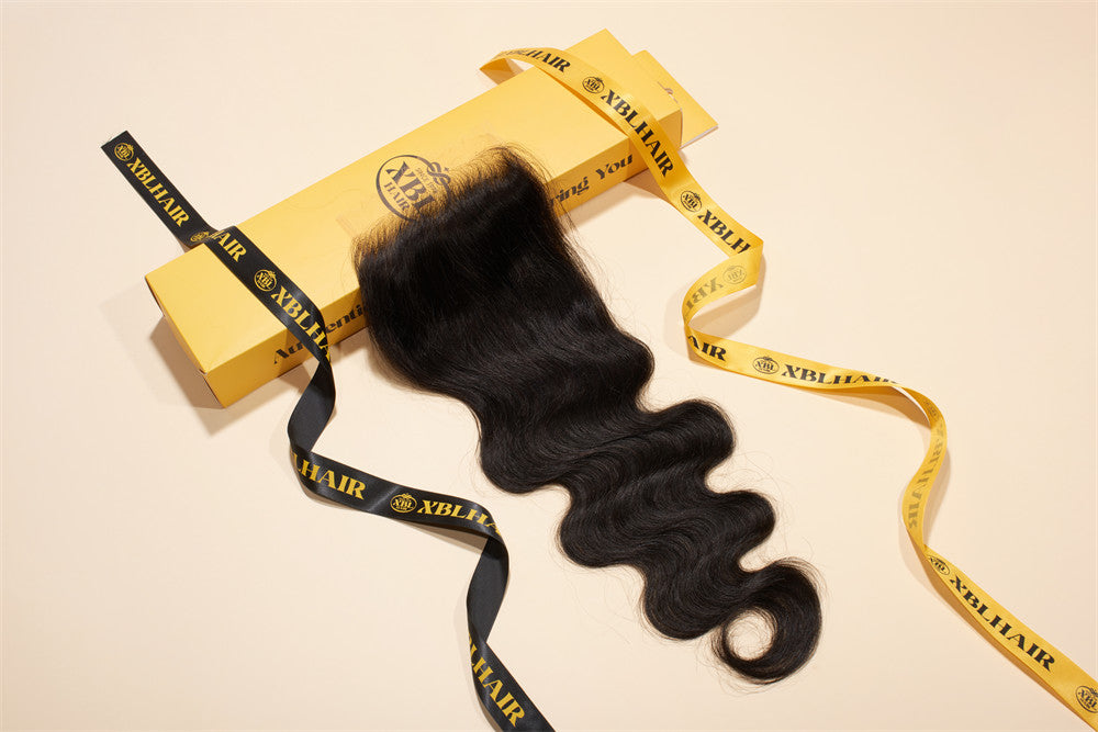 XBL Hair 5x5 HD Lace Cloure Body Wave Small Knots 100% Human Hair