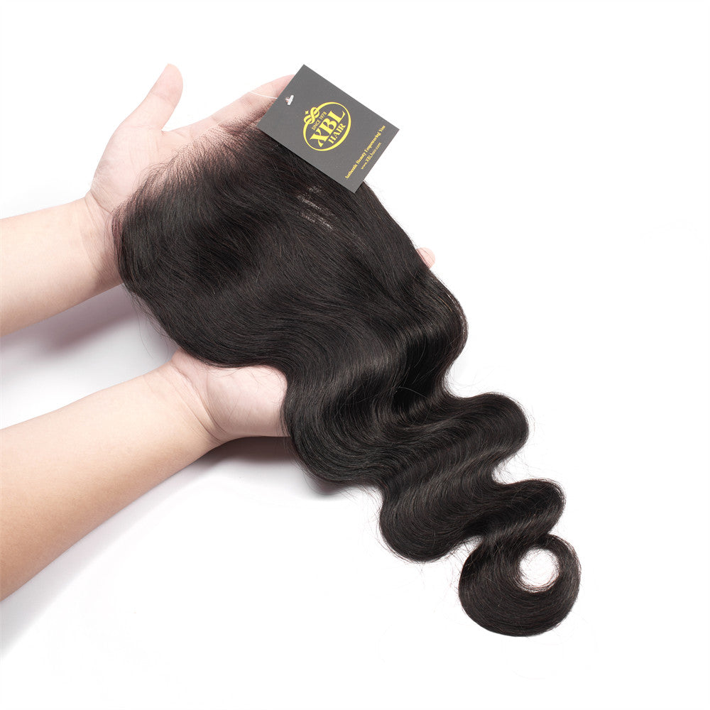 XBL Hair 5x5 HD Lace Cloure Body Wave Small Knots 100% Human Hair