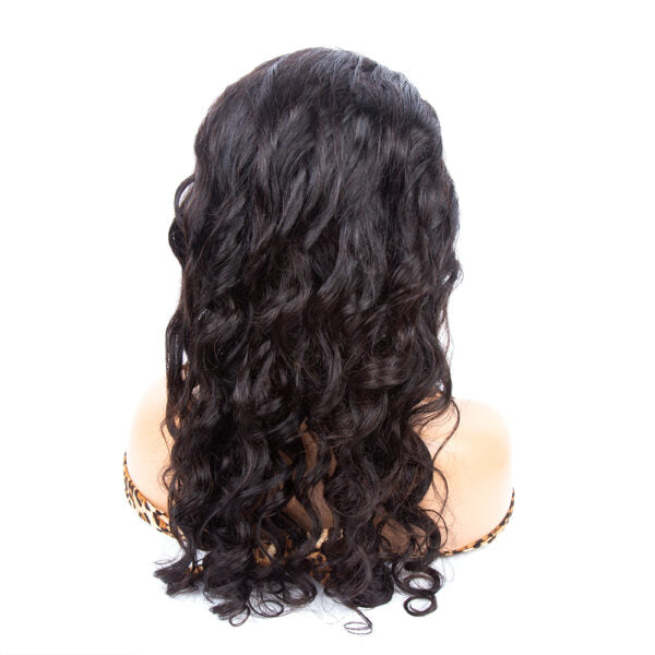 180% Density 13×4 Transprent Lace Frontal Wig Loose Wave