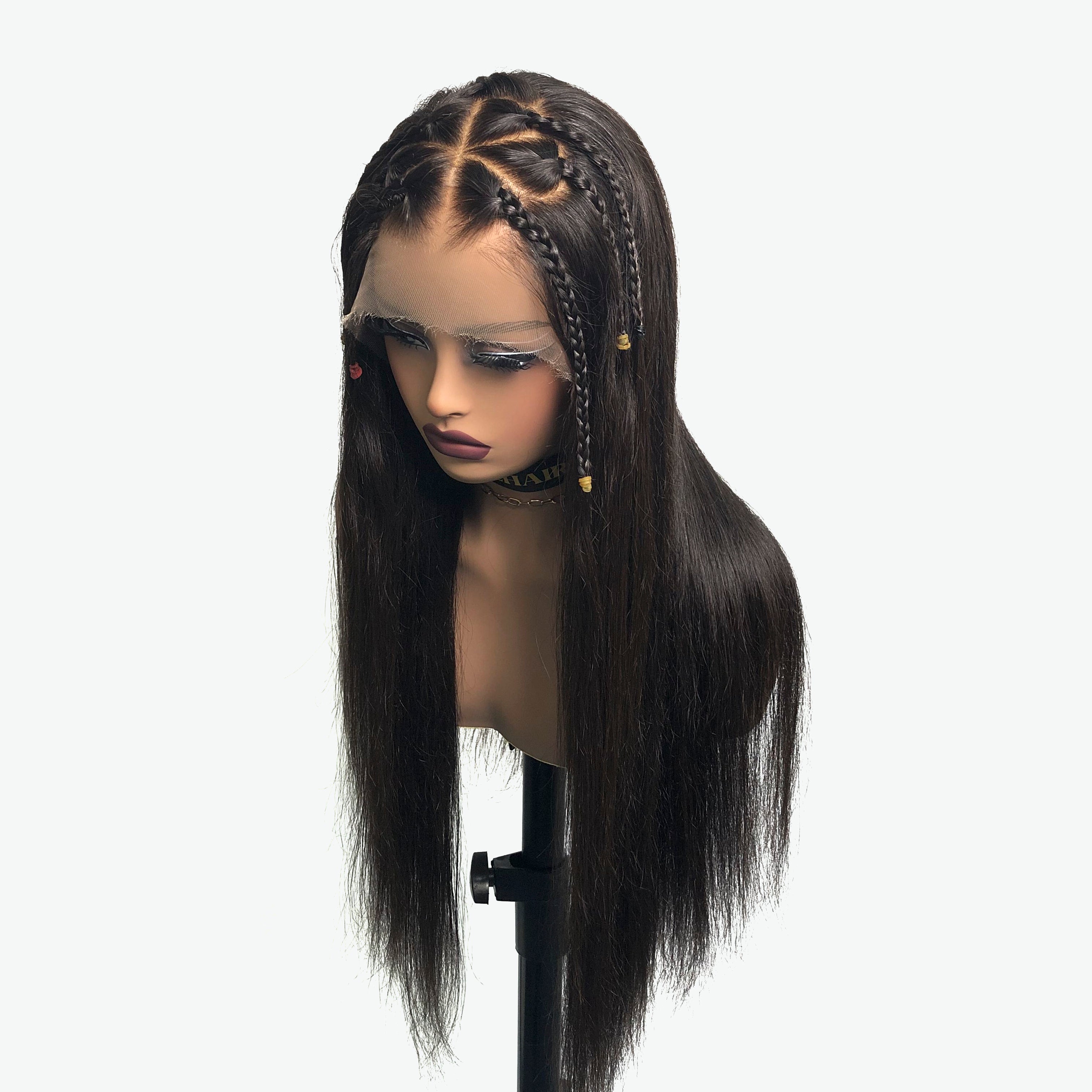 XBL Hair Miss Flawless Ohno Knots Straight Wig 5x9 HD Lace 100% Human Hair Wig