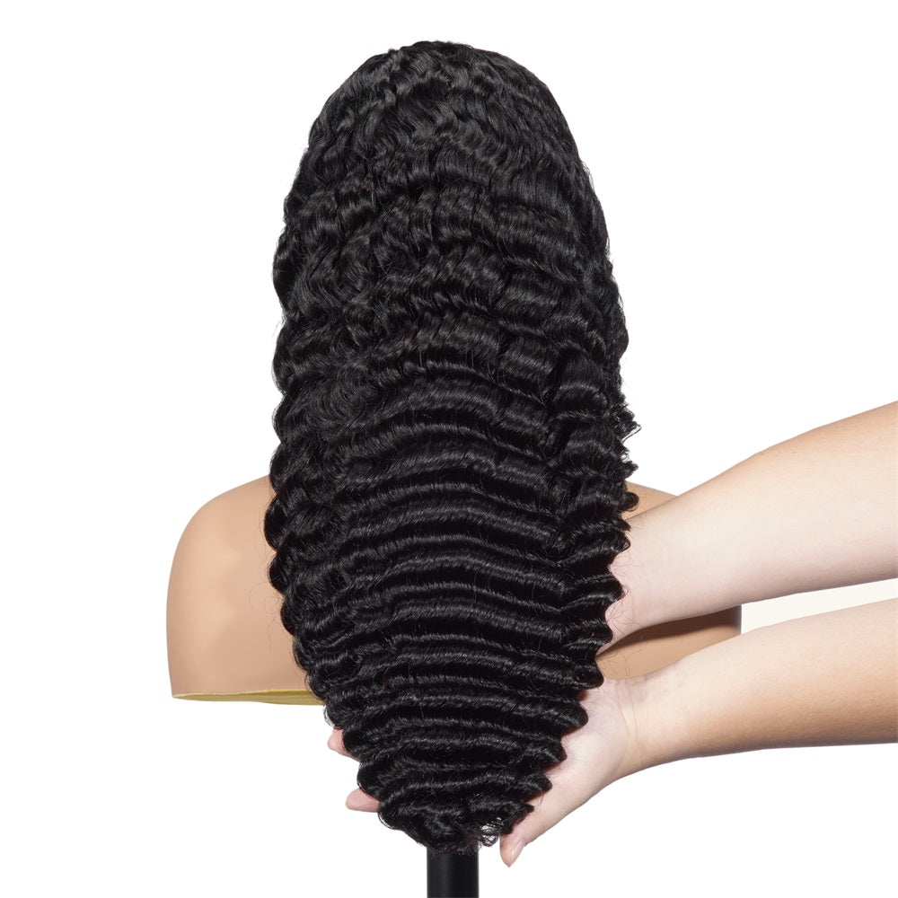 LA Warehouse Shipping XBL Hair Deep Wave Wig 13x4/13x6 HD Lace Frontal Wig Can Make Deep Part